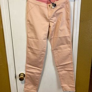 Twin Set junior ladies 16 stretch taper leg lightweight rose pink 'jegging' pant